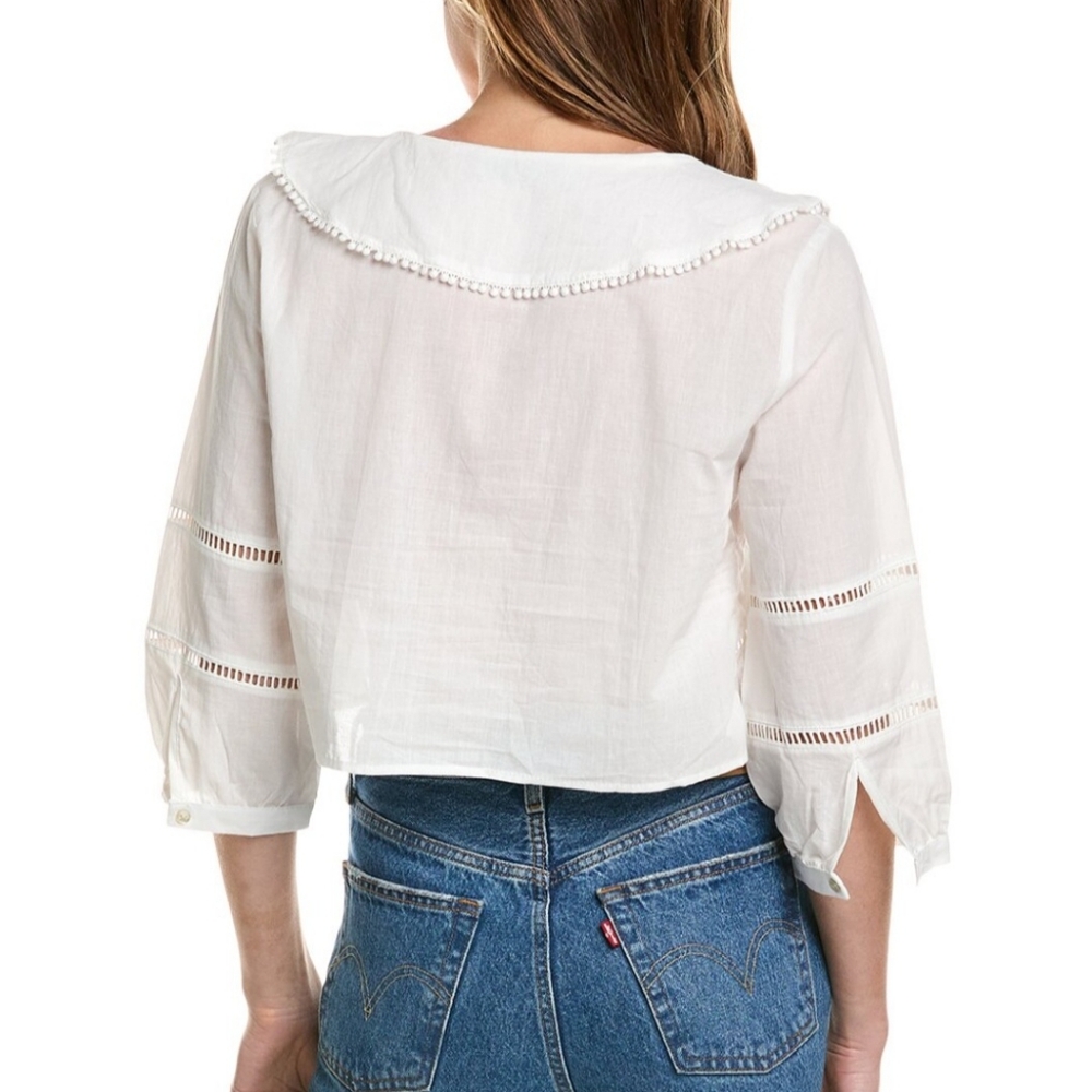 Lyra & Co Ruffle Crop Top - Picture 2 of 8
